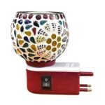 Electric Color Changing Kapoor Dani, Multicolor Aroma Diffuser with Night Lamp for Home