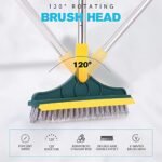 3-in-1 Bathroom Cleaning Wiper Brush, Long Handle 180 Degree Rotate Toilet & Tile Cleaner - Image 8