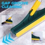 3-in-1 Bathroom Cleaning Wiper Brush, Long Handle 180 Degree Rotate Toilet & Tile Cleaner - Image 6