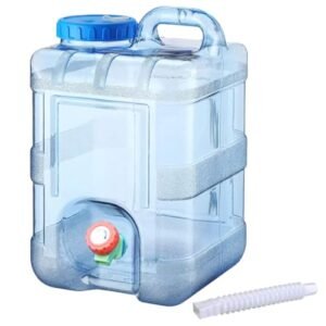 Leak-proof water storage container for outdoor travel & home use