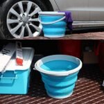 Compact and portable bucket for camping, car washing, and gardening