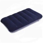 Ergonomic compact pillow with quick inflation and deflation