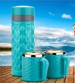 1. Sleek and durable MySmartiee Insulated Flask & Mug Set