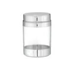 Hexa Airtight SS 650 ML Container for Kitchen Storage, Food-Grade, Stackable & Transparent