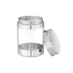Hexa Airtight SS 650 ML Container for Kitchen Storage, Food-Grade, Stackable & Transparent - Image 2