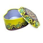 Heart-Shaped Spice Storage Tin Box, Multi-Purpose Container for Spices, Jewelry, Nuts & Gifts | Random Design - Image 3