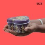 Heart-Shaped Spice Storage Tin Box, Multi-Purpose Container for Spices, Jewelry, Nuts & Gifts | Random Design - Image 4