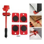 Furniture Lifter Mover Tool Set - Heavy Duty Furniture Moving Roller Wheel Set - Image 4