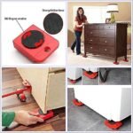 Furniture Lifter Mover Tool Set - Heavy Duty Furniture Moving Roller Wheel Set - Image 6