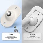 Ball Casters for Bottom Storage Rack | Self-Adhesive Swivel Wheels for Easy Movement - Image 2