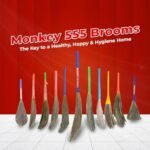 555 Wet and Dry XL Grass Broom | Long Garo Hill Broomstick for Indoor & Outdoor Cleaning - Image 2