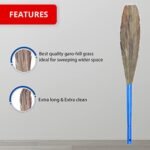 555 Wet and Dry XL Grass Broom | Long Garo Hill Broomstick for Indoor & Outdoor Cleaning - Image 5
