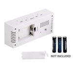 Digital LED Mirror Alarm Clock - For Heavy Sleepers, Bedroom & Desk - Image 2