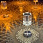 Crystal Lamp, 16 Color RGB Touch Rechargeable Diamond Table Lamp for Bedroom - Image 3