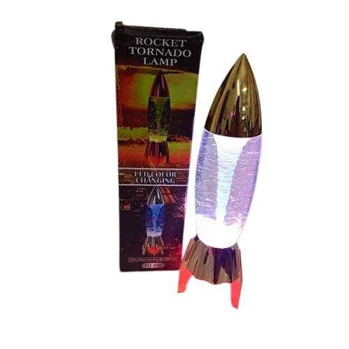 Rocket Tornado Glitter Lamp - Sparkling Lighting for Home and Office Decoration