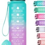 Motivational Water Bottle with Mobile Stand - 1L