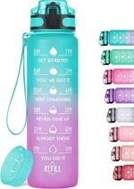 Motivational Water Bottle with Mobile Stand - 1L