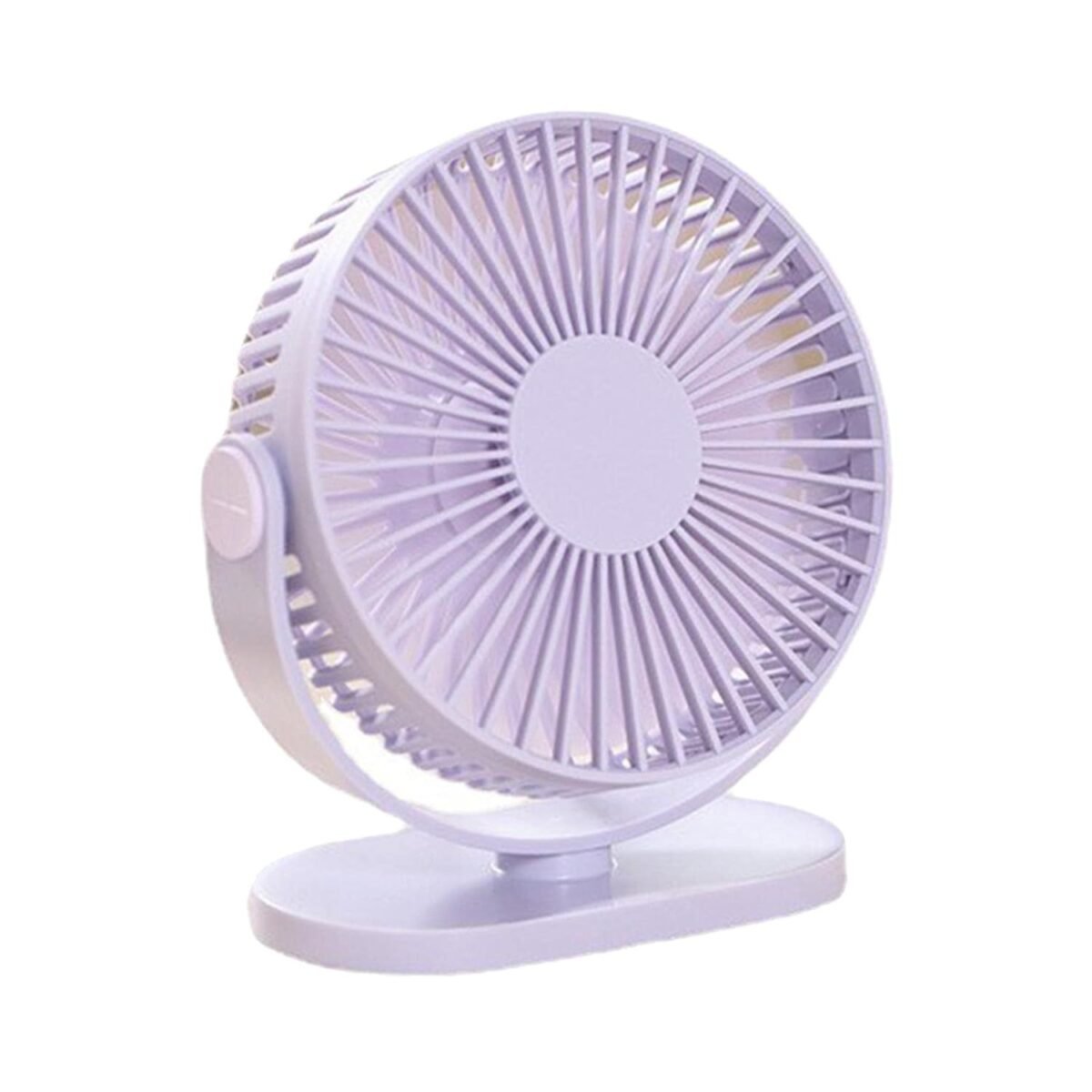 Akari AK-501 Rechargeable USB Type-C Mini Table Fan with LED Light, 3-Speed Air Circulator - MySmartiee - Image 1