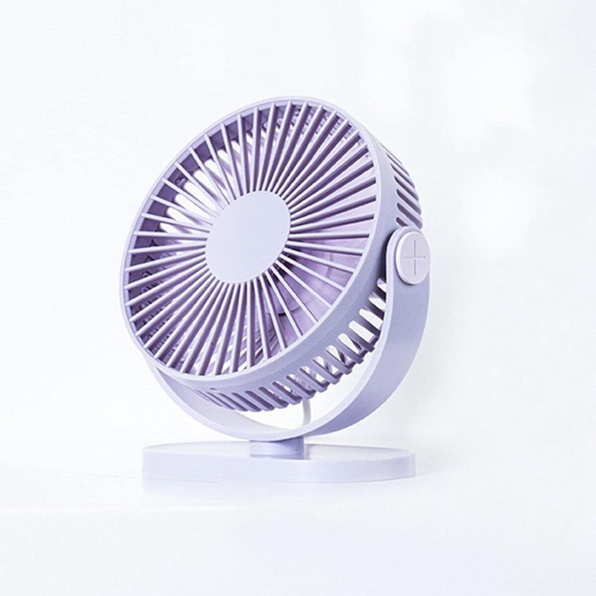 Akari AK-501 Rechargeable USB Type-C Mini Table Fan with LED Light, 3-Speed Air Circulator - MySmartiee - Image 2