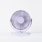 Akari AK-501 Rechargeable USB Type-C Mini Table Fan with LED Light, 3-Speed Air Circulator - MySmartiee - Image 3