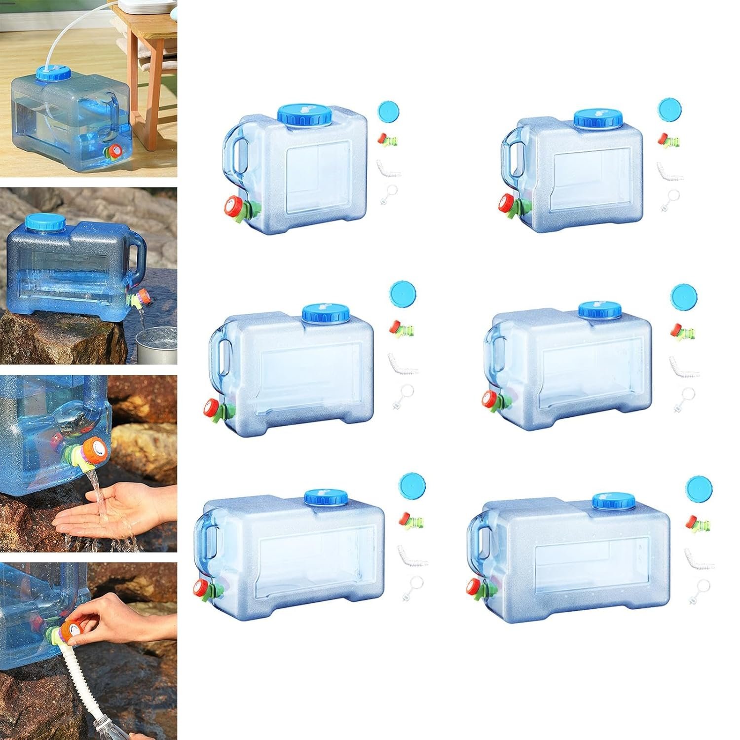 B0F8HG85N9_5 12L Travel Water Can - Portable Camping Water Tank for Hiking, RV - Image 2