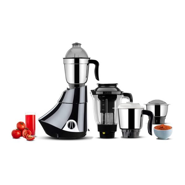 Butterfly Smart Mixer Grinder 750W with 4 Jars, Grey, Powerful Grinding for Kitchen Tasks