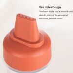 350ML Squeeze Bottle, Leak-Proof Multipurpose Sauce Dispenser for Ketchup, Mayo - Image 3
