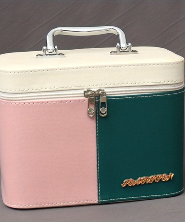 Ultra Design Square Makeup & Toiletry Bag - Compact Travel Cosmetic Storage