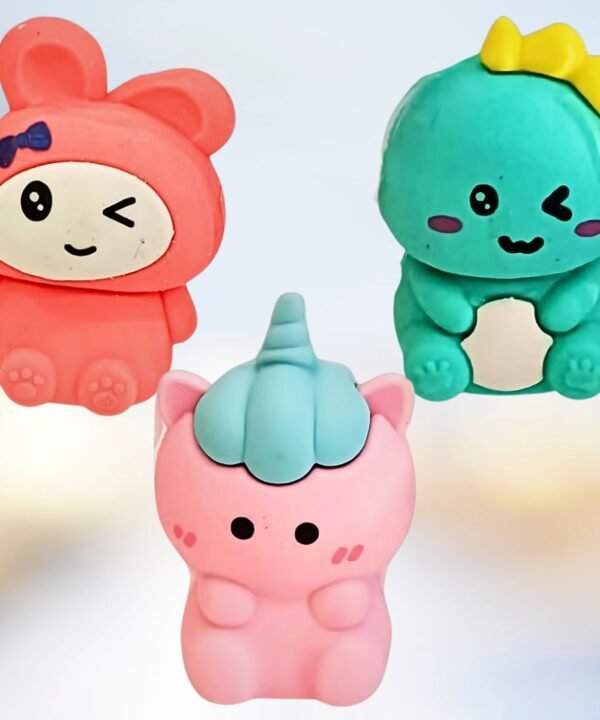 Adorable Animal Pencil Sharpener with Eraser | Compact & Durable | School & Home Use - MySmartiee