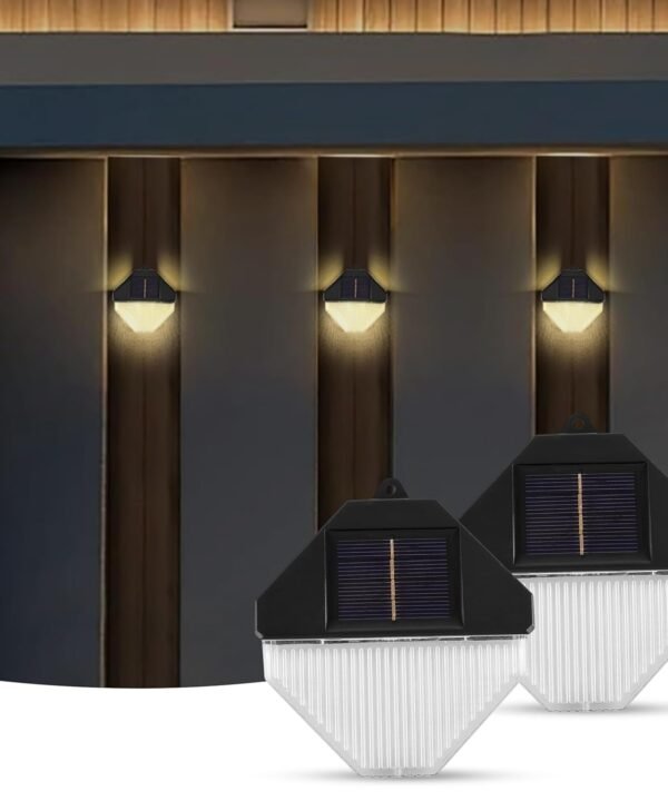 Solar LED Outdoor Lights | Waterproof Deck & Fence Lights for Garden, Wall, Patio