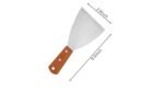 Stainless Steel Slotted Spatula with Wooden Handle | Turner for Cooking & BBQ - Image 3