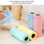 Reusable Kitchen Towel Roll - Heavy Duty Tissue Roll for Cleaning | Must-Have Kitchen Item - Image 3