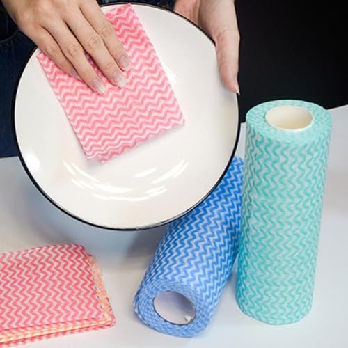 Reusable Kitchen Towel Roll - Heavy Duty Tissue Roll for Cleaning | Must-Have Kitchen Item