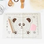 Silicone Baking Mat with Belan & Scraper | Non-Stick Kneading Mat for Dough & Cake - Image 2