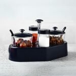 4 in 1 Pickle Jar Set with Spoon, Salt & Pepper Set | Unbreakable Plastic Jar Container - Image 7