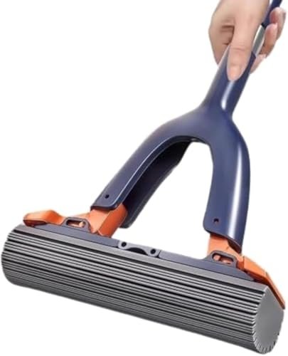 Portable Self-Squeeze Mini Mop - Sponge Mop for Kitchen Counter & Desktop Cleaning