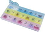 Pill Medicine Organizer Box | 21 Days Storage Reminder Case | 3 Week Pill Box Plastic - Image 5