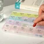 Pill Medicine Organizer Box | 28 Days Storage Reminder Case | Weekly Pill Box Plastic - Image 3