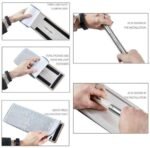 Scratch Microfiber Flat Mop System with Bucket - Lightweight Wet & Dry Cleaning Mop with Pads - Image 9