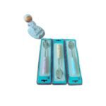 Cat Utensil Set for Kids - 3 Color Spoon with Stainless Steel & Safe Plastic Handles