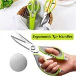 10-in-1 Kitchen Scissors Stainless Steel Shears with Magnetic Holder - Must-Have Cutter - Image 2