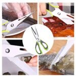 10-in-1 Kitchen Scissors Stainless Steel Shears with Magnetic Holder - Must-Have Cutter - Image 4