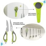 10-in-1 Kitchen Scissors Stainless Steel Shears with Magnetic Holder - Must-Have Cutter - Image 6