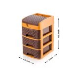 3 Layer Multipurpose Drawer Organizer | Storage Box for Office, Home, School - Small Size - Image 2