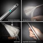 Steel Scrubber Brush with Handle | Kitchen Pan & Pot Cleaning Brush | Dish Scrub Tool - Image 5