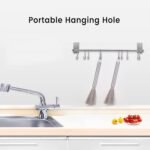 Steel Scrubber Brush with Handle | Kitchen Pan & Pot Cleaning Brush | Dish Scrub Tool - Image 3