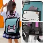 Cartoon Paper Backpack Shoulder Bag Comic Bookbag | Gift for 2-10 Years - Image 7