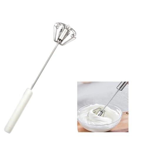 Stainless Steel Hand Beater - Manual Whisk for Cream, Milk & Baking
