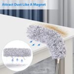 Microfiber Duster with Extension Pole | 11ft Ceiling Fan & Roof Cleaner | Must-Have Tool - Image 8