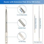 Microfiber Duster with Extension Pole | 11ft Ceiling Fan & Roof Cleaner | Must-Have Tool - Image 6